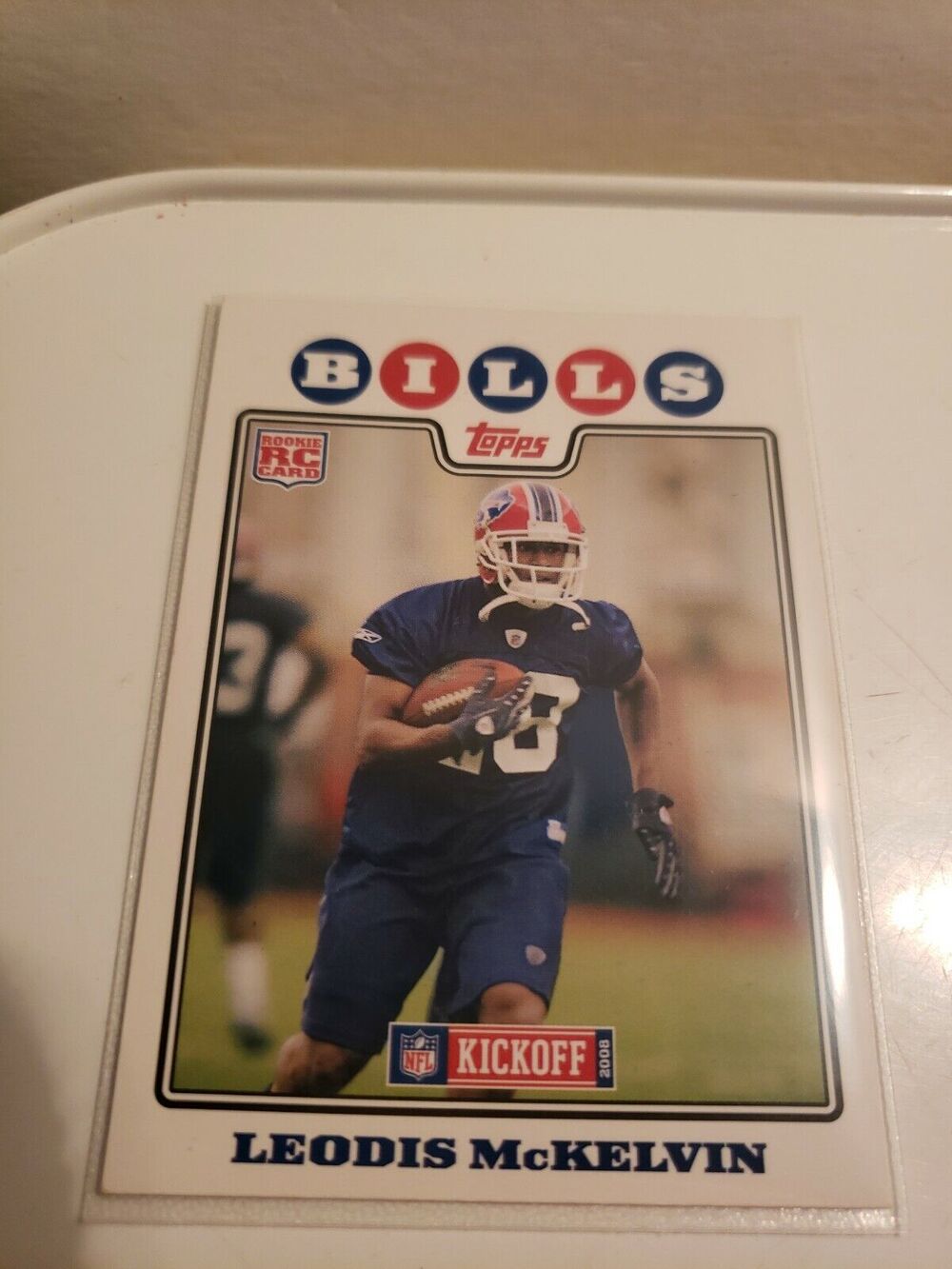 Leodis McKelvin 2008 Topps #219 - Rookie Card - Buffalo Bills - NFL